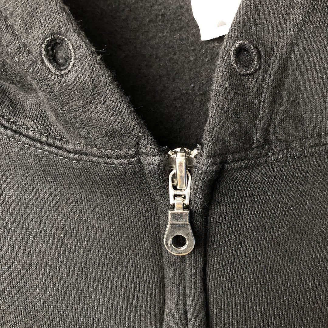 Harley-Davidson Sweat Full Zip Hoodie Men's XXL cotton black type Vintage Second Hand