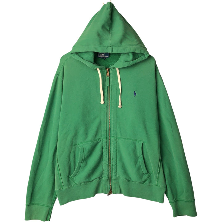 Ralph Lauren POLO by Ralph Lauren Sweat Full Zip Hoodie Men's XL cotton green type Vintage Second Hand
