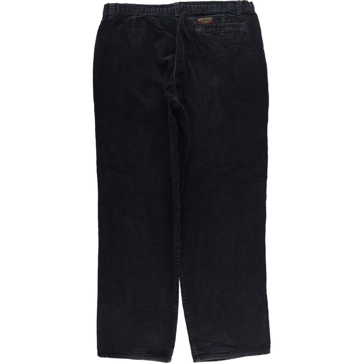 JAMOR JEANS Two-pleat Corduroy Pants Men's Size W34 cotton black type Vintage Second Hand