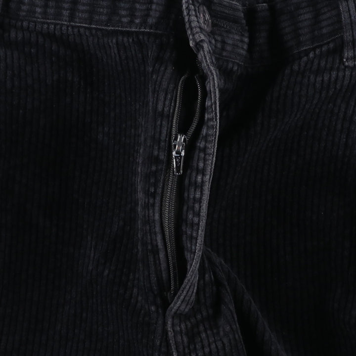 JAMOR JEANS Two-pleat Corduroy Pants Men's Size W34 cotton black type Vintage Second Hand