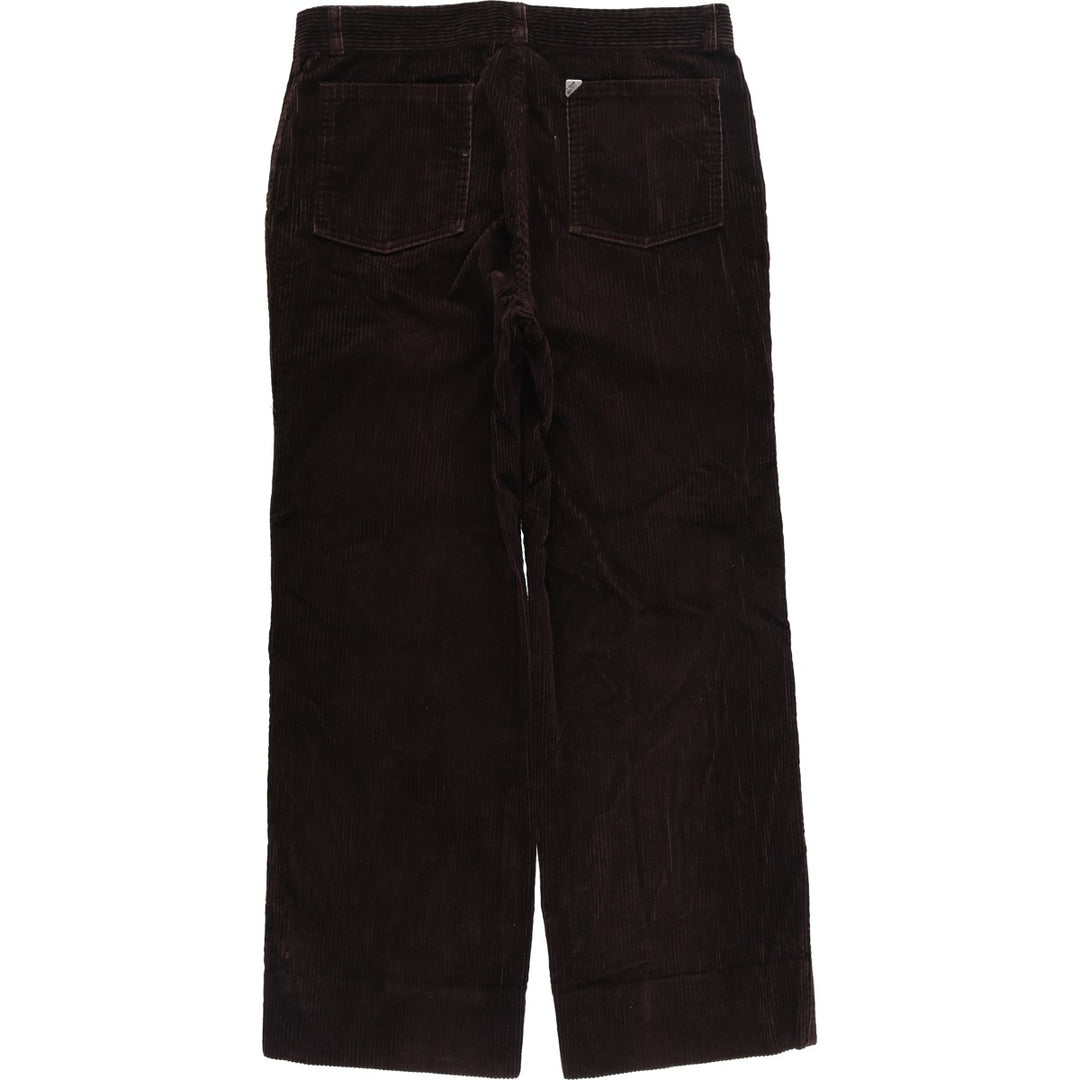 Vintage 60s-70'S New Man Wide-Ribbed Corduroy Pants, Made in France, Men's Size 34 cotton brown type Vintage Second Hand