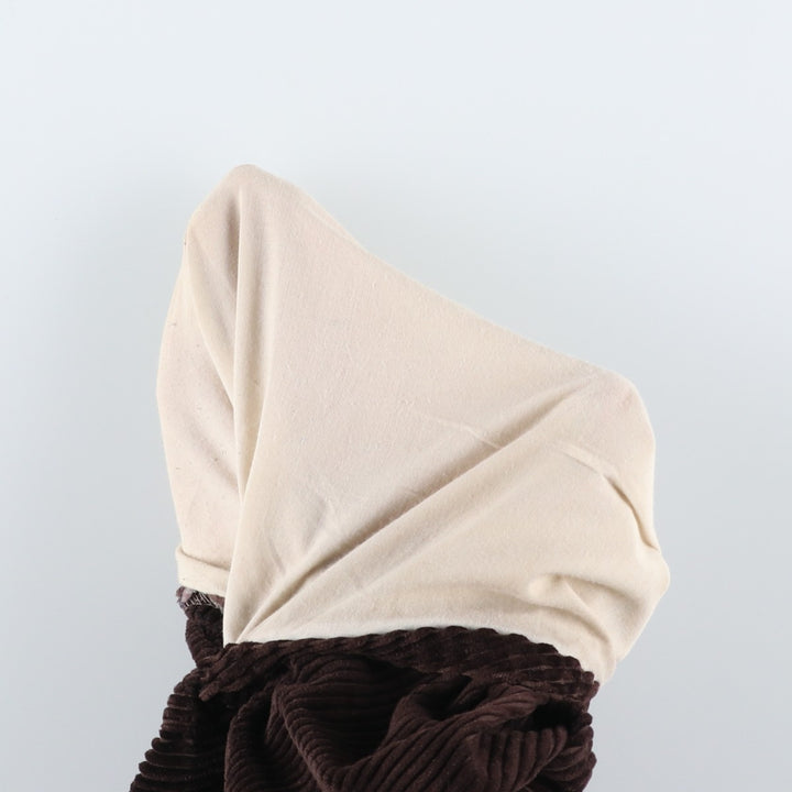 Vintage 60s-70'S New Man Wide-Ribbed Corduroy Pants, Made in France, Men's Size 34 cotton brown type Vintage Second Hand