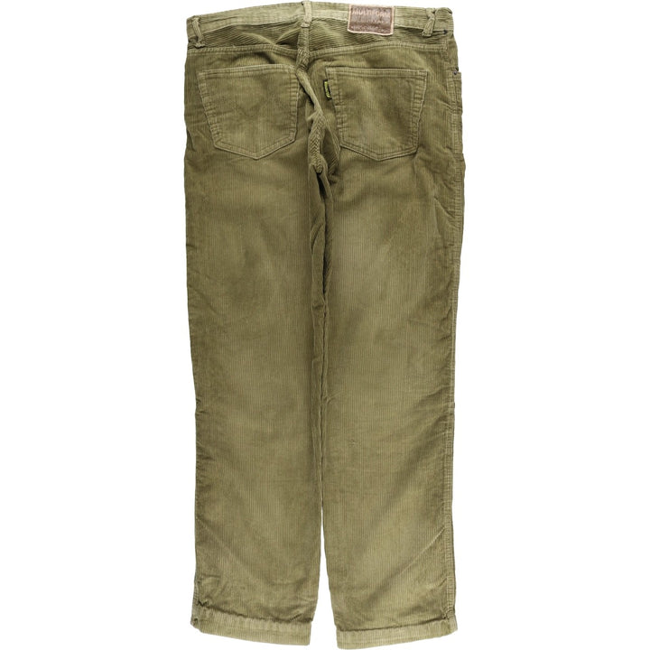 MULTIFORM Corduroy Pants, Made in Italy, Men's, Size W36 unclear Khaki type Vintage Second Hand