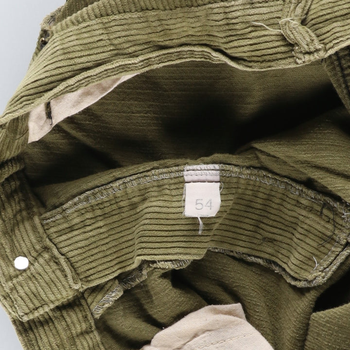 MULTIFORM Corduroy Pants, Made in Italy, Men's, Size W36 unclear Khaki type Vintage Second Hand