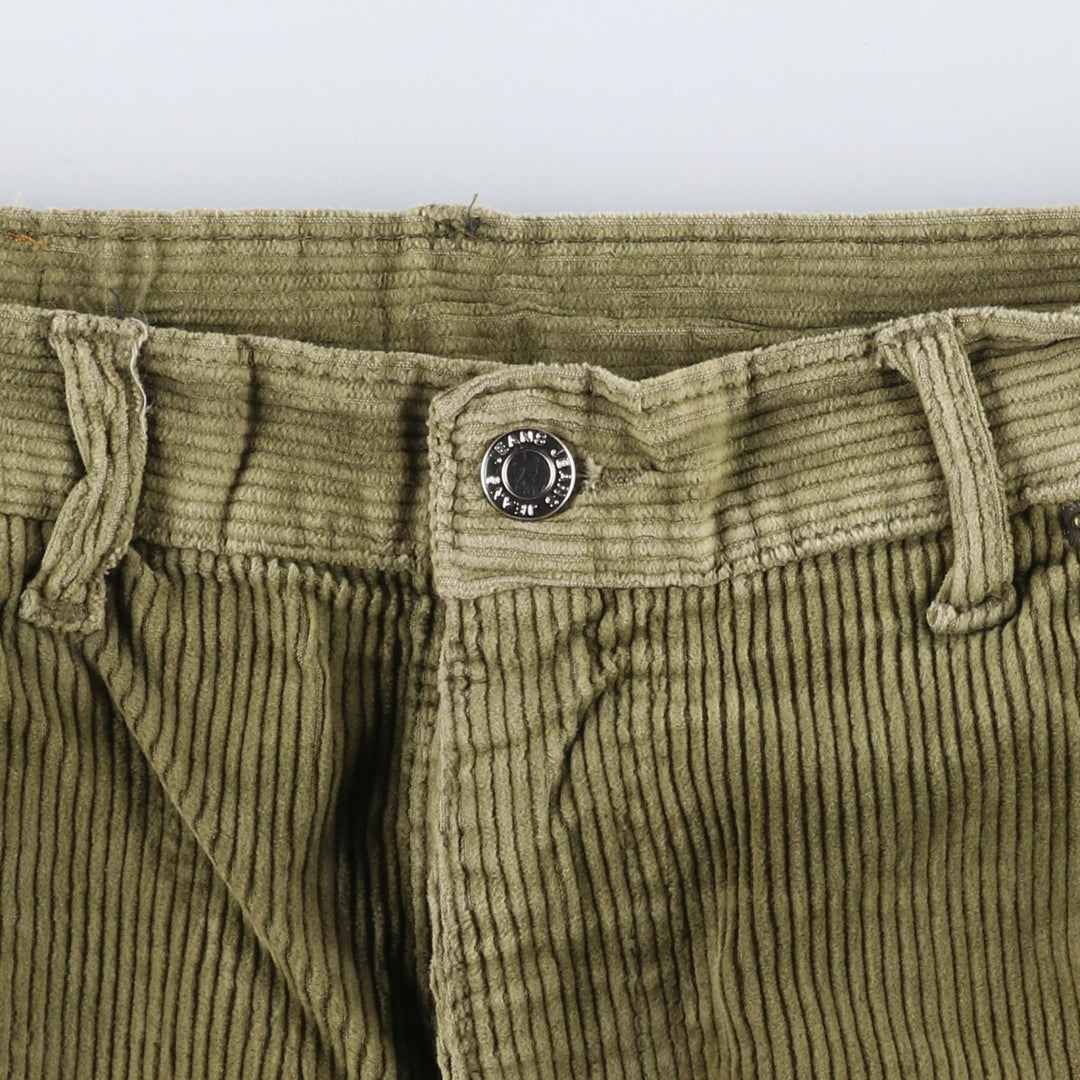 MULTIFORM Corduroy Pants, Made in Italy, Men's, Size W36 unclear Khaki type Vintage Second Hand
