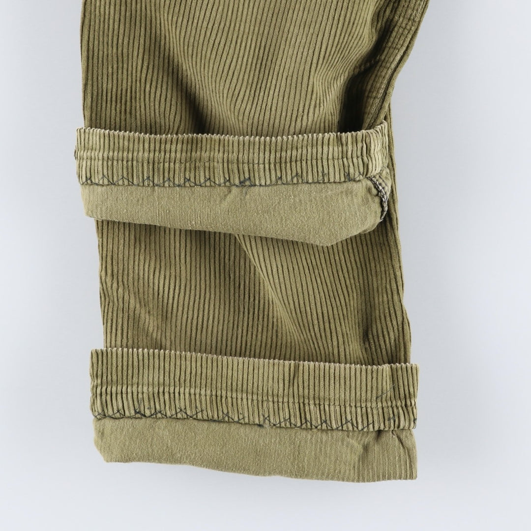 MULTIFORM Corduroy Pants, Made in Italy, Men's, Size W36 unclear Khaki type Vintage Second Hand