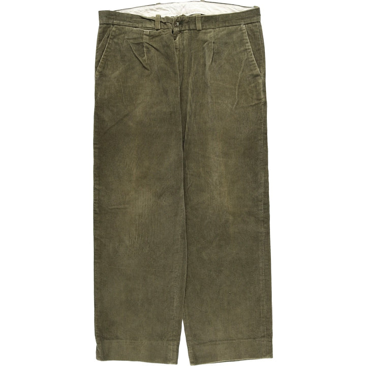 JMMARIN One-Tuck Corduroy Pants, Men's, Size 36 cotton Khaki type Vintage Second Hand