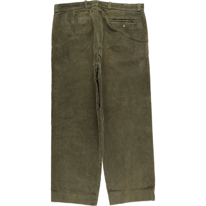 JMMARIN One-Tuck Corduroy Pants, Men's, Size 36 cotton Khaki type Vintage Second Hand