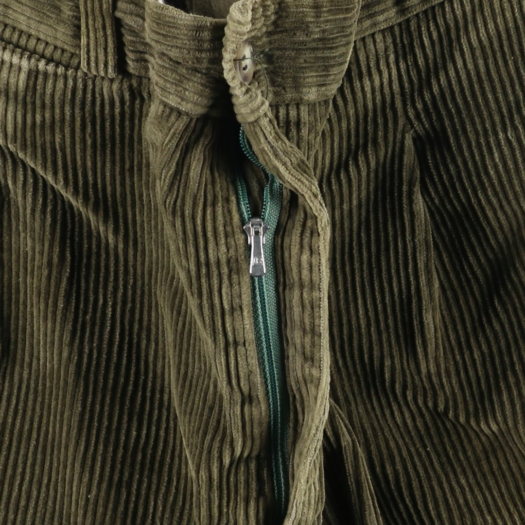 JMMARIN One-Tuck Corduroy Pants, Men's, Size 36 cotton Khaki type Vintage Second Hand