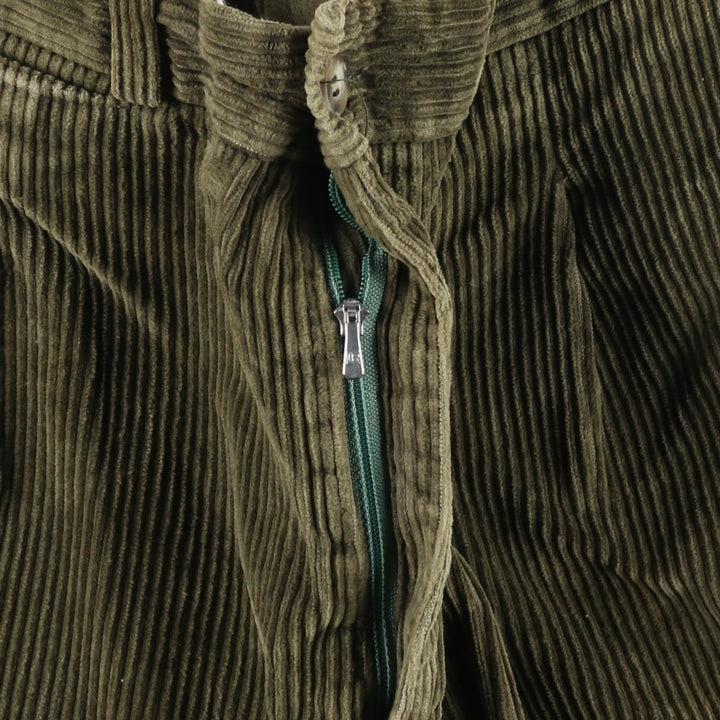 JMMARIN One-Tuck Corduroy Pants, Men's, Size 36 cotton Khaki type Vintage Second Hand