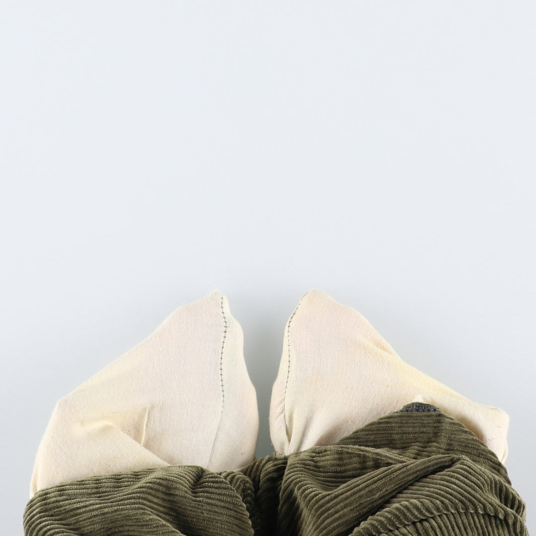 JMMARIN One-Tuck Corduroy Pants, Men's, Size 36 cotton Khaki type Vintage Second Hand