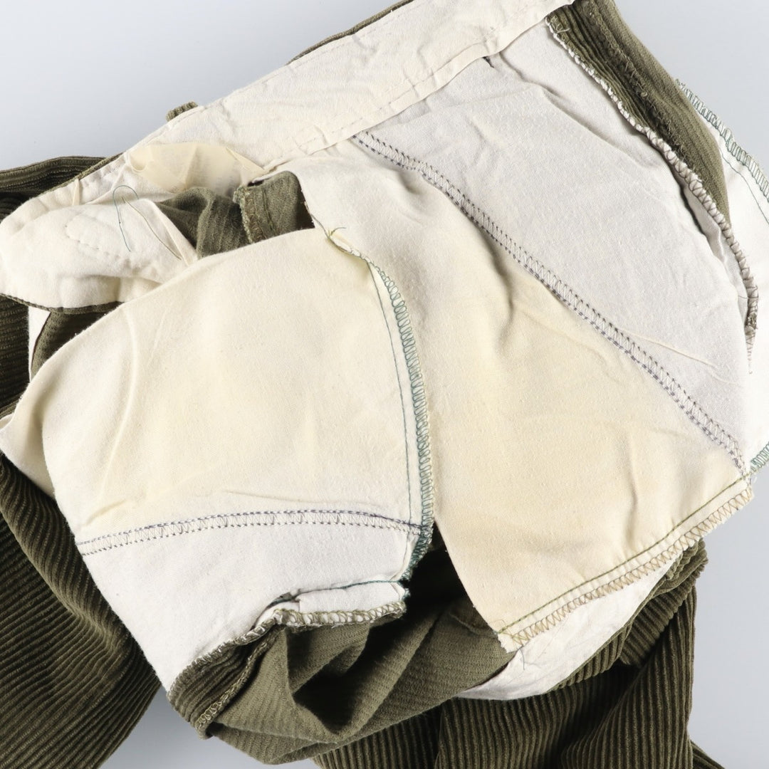 JMMARIN One-Tuck Corduroy Pants, Men's, Size 36 cotton Khaki type Vintage Second Hand
