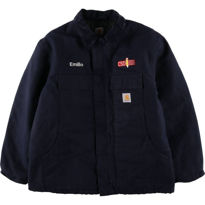 Carhartt Traditional Padded Duck Work Jacket, Men's Size XL cotton navy blue type Vintage Second Hand