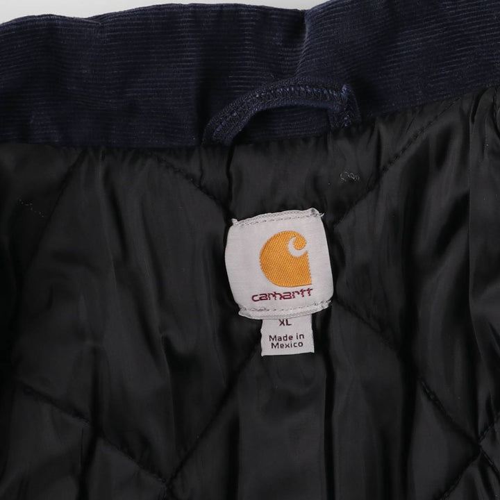Carhartt Traditional Padded Duck Work Jacket, Men's Size XL cotton navy blue type Vintage Second Hand