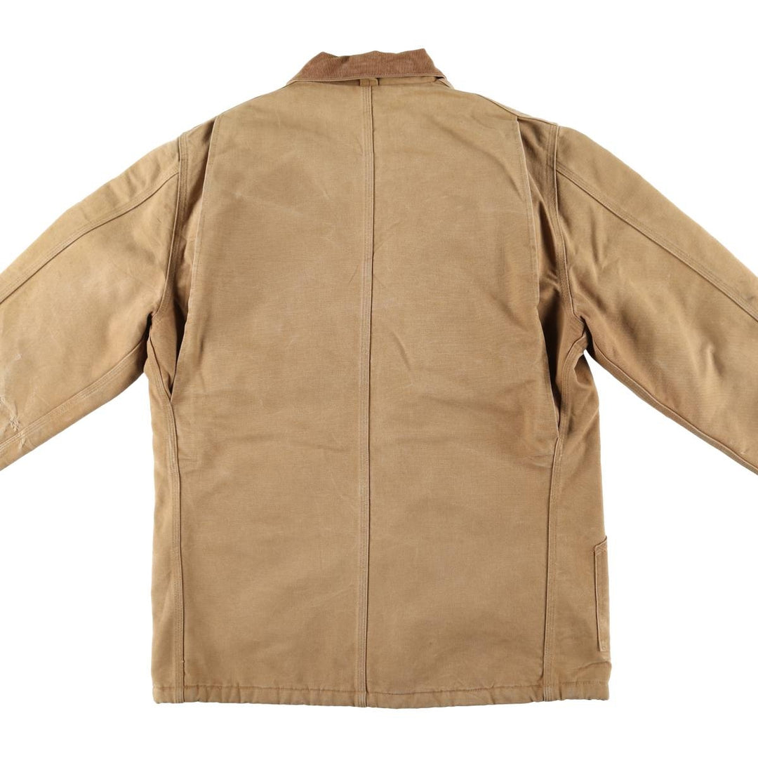 Carhartt Duck Work Jacket, Made in USA, Men's Size Medium cotton Beige type Vintage Second Hand