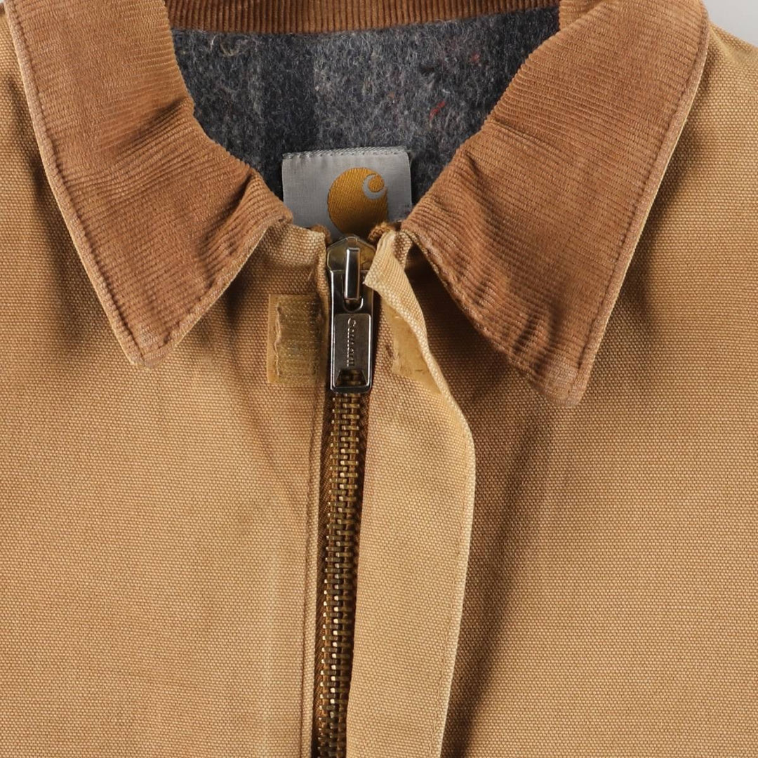 Carhartt Duck Work Jacket, Made in USA, Men's Size Medium cotton Beige type Vintage Second Hand