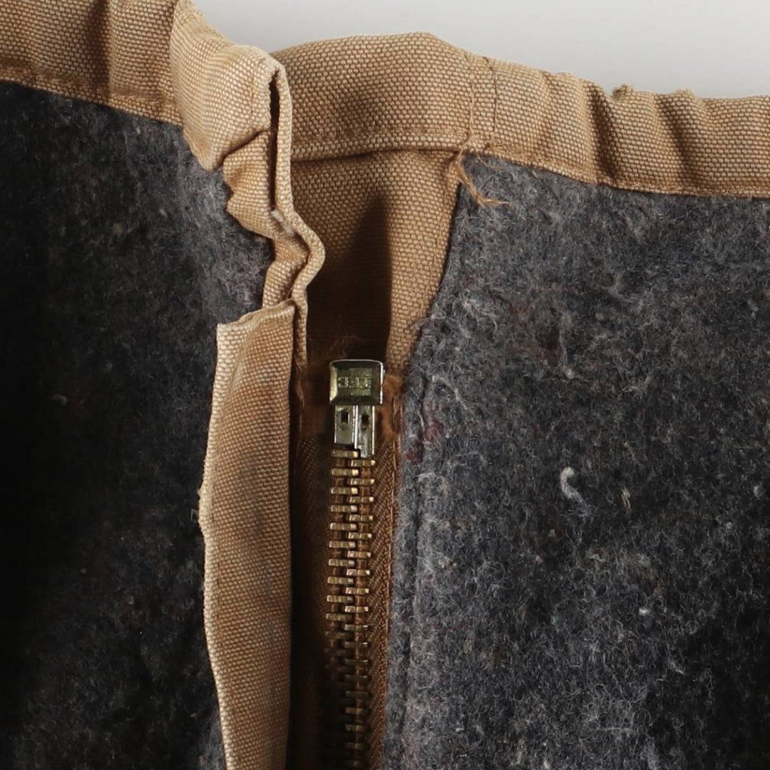 Carhartt Duck Work Jacket, Made in USA, Men's Size Medium cotton Beige type Vintage Second Hand