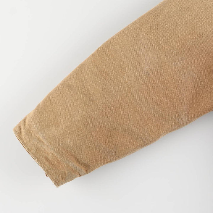 Carhartt Duck Work Jacket, Made in USA, Men's Size Medium cotton Beige type Vintage Second Hand