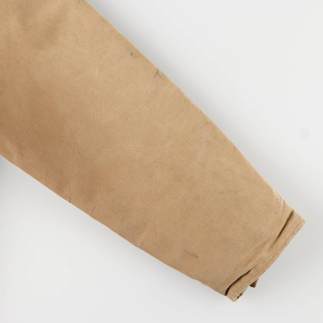 Carhartt Duck Work Jacket, Made in USA, Men's Size Medium cotton Beige type Vintage Second Hand