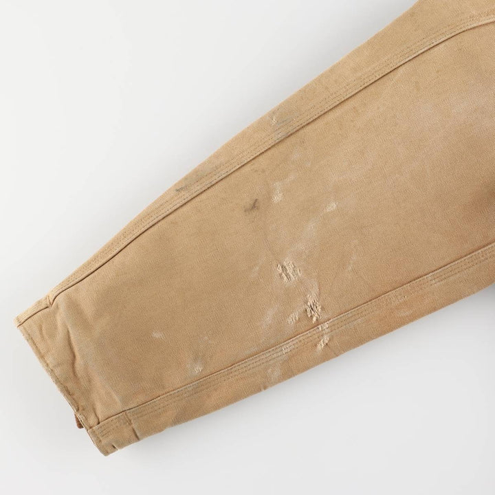 Carhartt Duck Work Jacket, Made in USA, Men's Size Medium cotton Beige type Vintage Second Hand