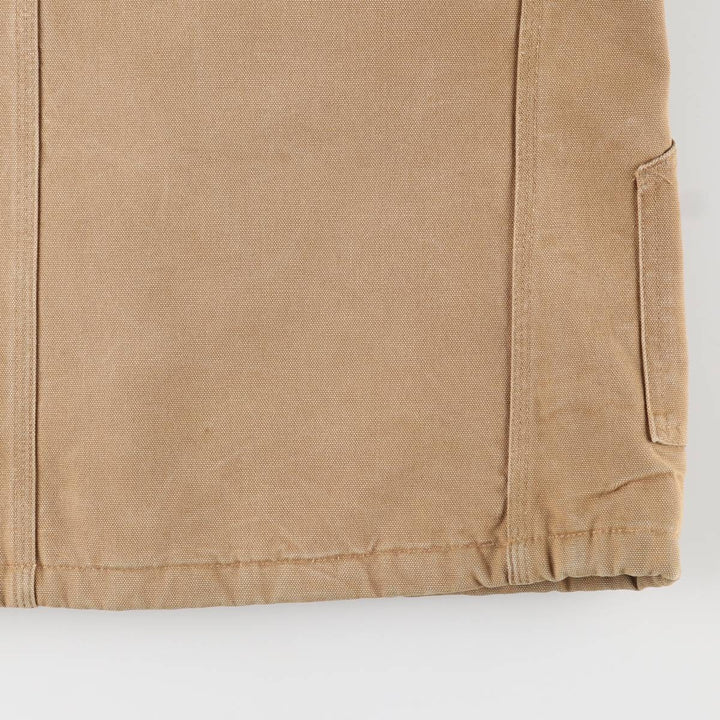 Carhartt Duck Work Jacket, Made in USA, Men's Size Medium cotton Beige type Vintage Second Hand