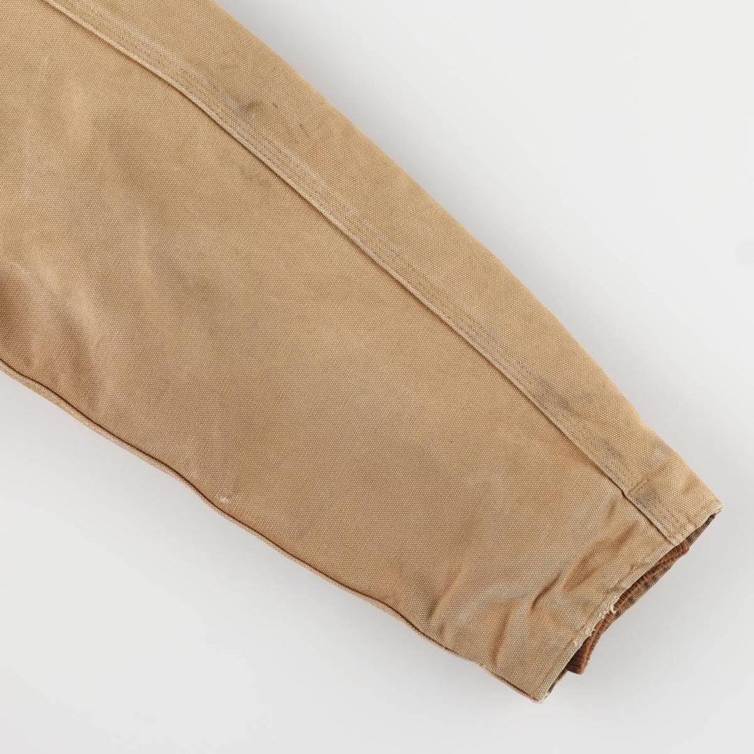 Carhartt Duck Work Jacket, Made in USA, Men's Size Medium cotton Beige type Vintage Second Hand