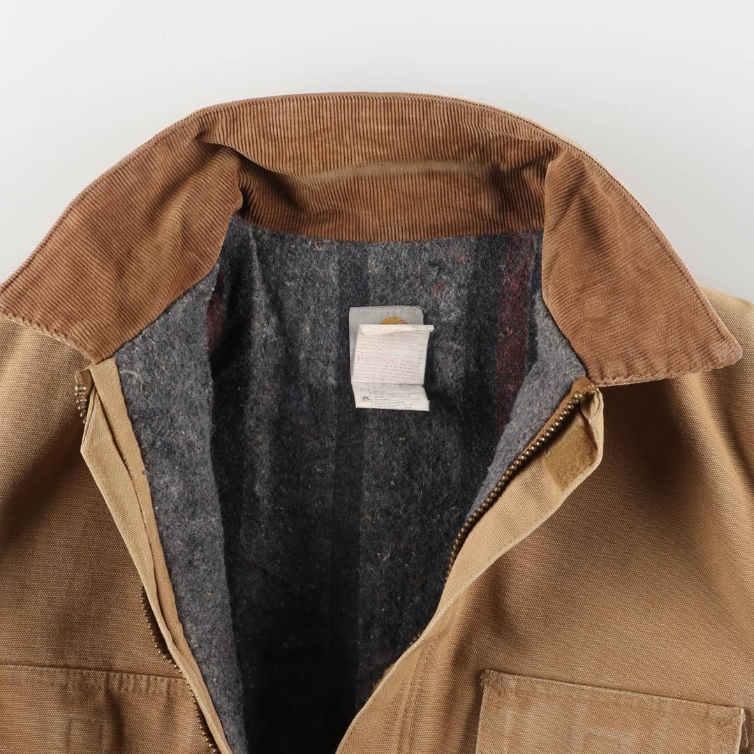 Carhartt Duck Work Jacket, Made in USA, Men's Size Medium cotton Beige type Vintage Second Hand