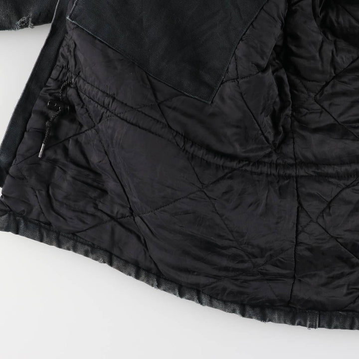 2000'S Carhartt Traditional Padded Duck Work Jacket, Made in USA, Men's Size L cotton Green type dark green Vintage Second Hand