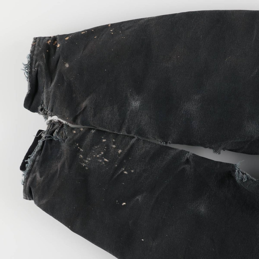 2000'S Carhartt Traditional Padded Duck Work Jacket, Made in USA, Men's Size L cotton Green type dark green Vintage Second Hand