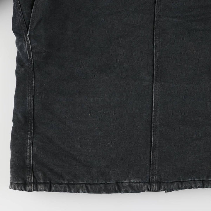 2000'S Carhartt Traditional Padded Duck Work Jacket, Made in USA, Men's Size L cotton Green type dark green Vintage Second Hand