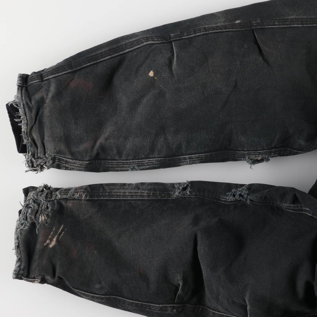 2000'S Carhartt Traditional Padded Duck Work Jacket, Made in USA, Men's Size L cotton Green type dark green Vintage Second Hand