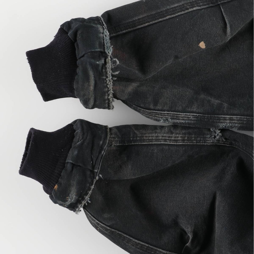 2000'S Carhartt Traditional Padded Duck Work Jacket, Made in USA, Men's Size L cotton Green type dark green Vintage Second Hand