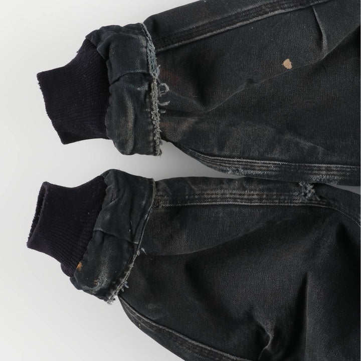 2000'S Carhartt Traditional Padded Duck Work Jacket, Made in USA, Men's Size L cotton Green type dark green Vintage Second Hand