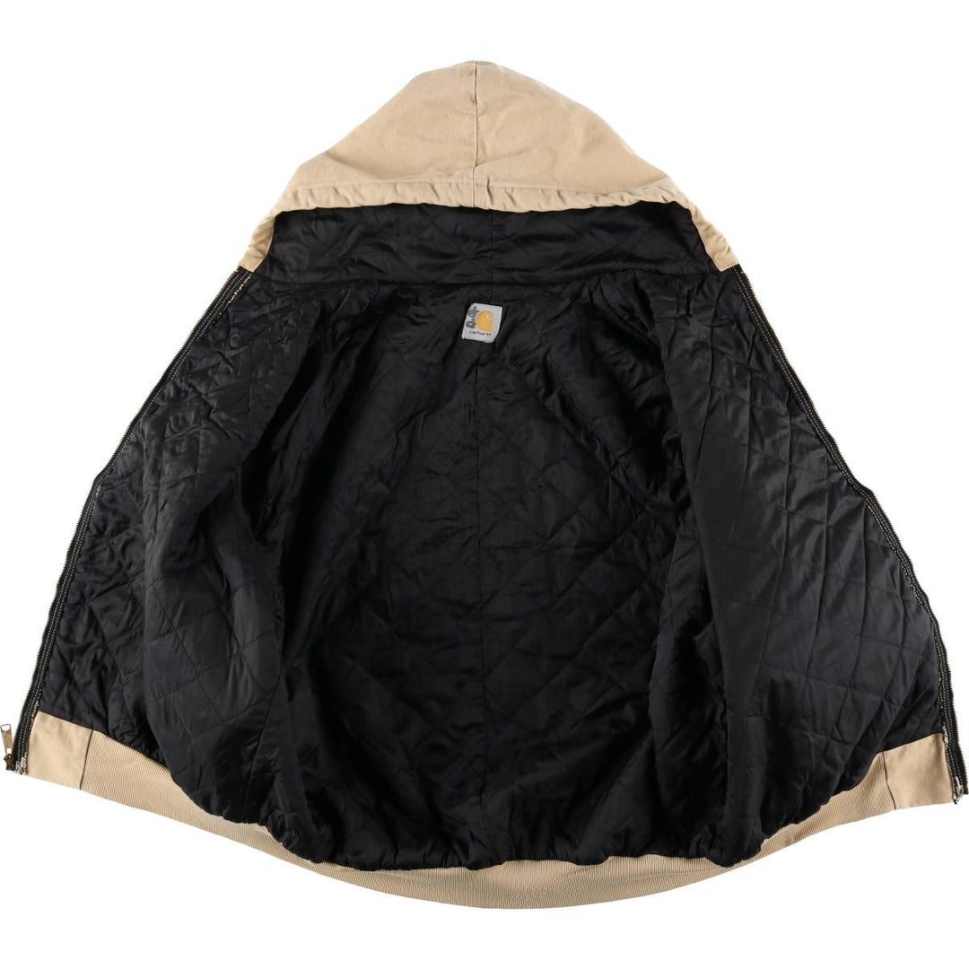 Carhartt Active Jacket, Padded Duck Full-Zip Hoodie, Men's XL unclear Beige type Vintage Second Hand