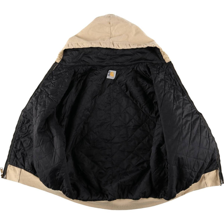 Carhartt Active Jacket, Padded Duck Full-Zip Hoodie, Men's XL unclear Beige type Vintage Second Hand