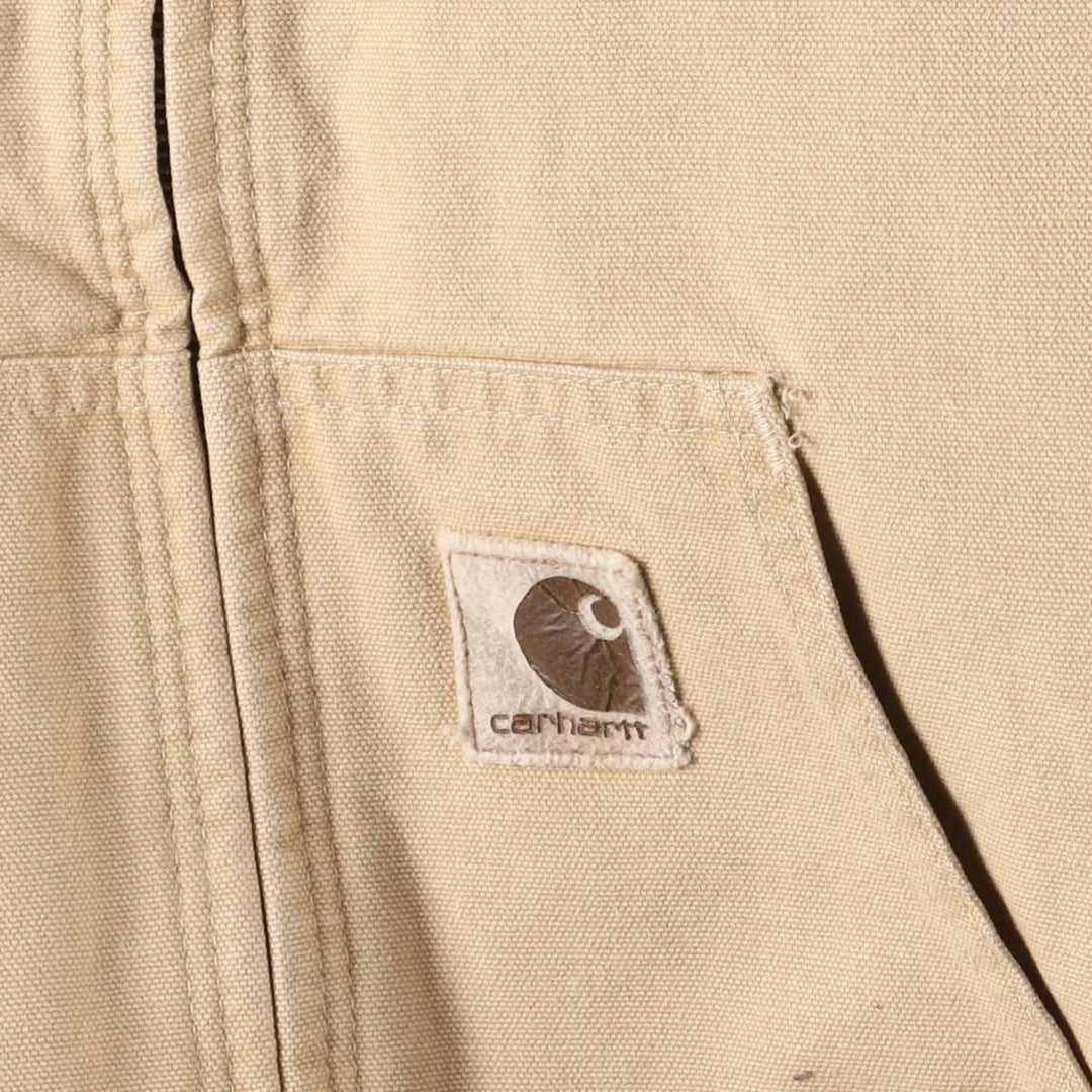 Carhartt Active Jacket, Padded Duck Full-Zip Hoodie, Men's XL unclear Beige type Vintage Second Hand
