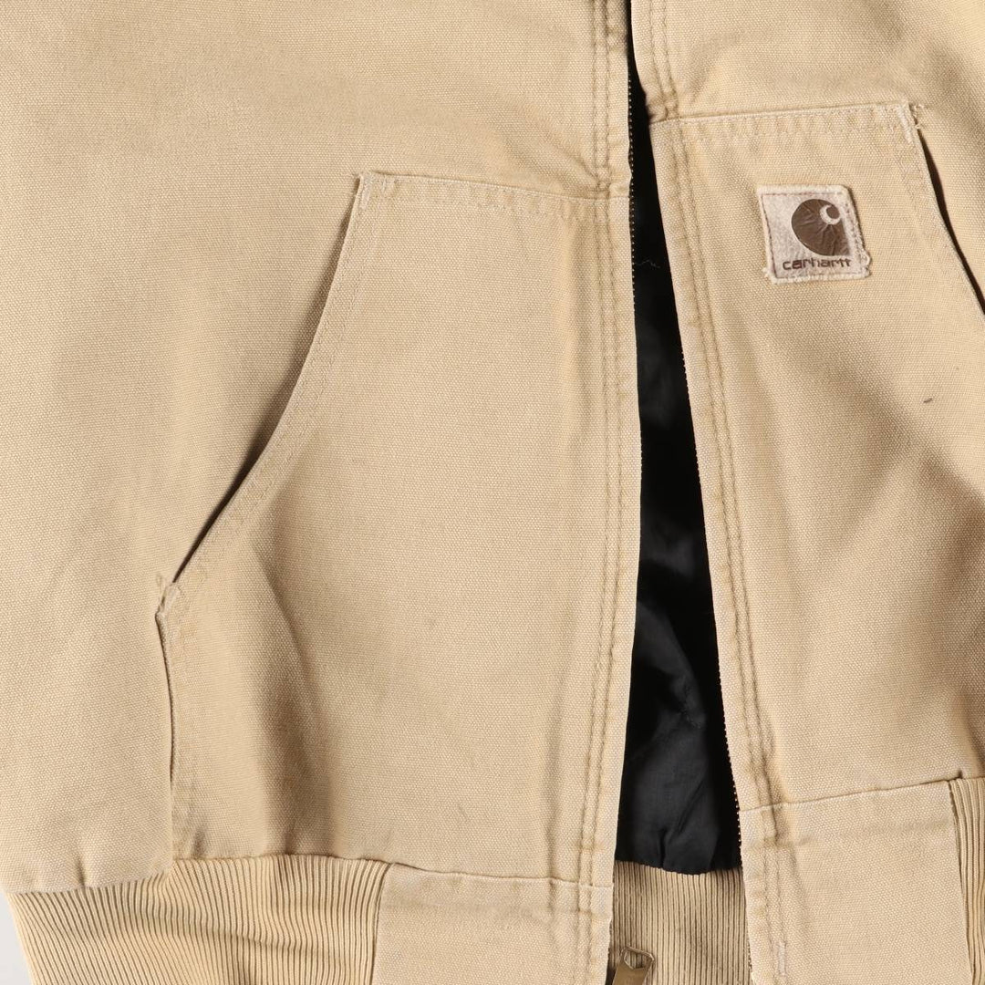 Carhartt Active Jacket, Padded Duck Full-Zip Hoodie, Men's XL unclear Beige type Vintage Second Hand
