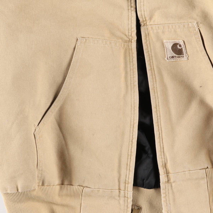 Carhartt Active Jacket, Padded Duck Full-Zip Hoodie, Men's XL unclear Beige type Vintage Second Hand
