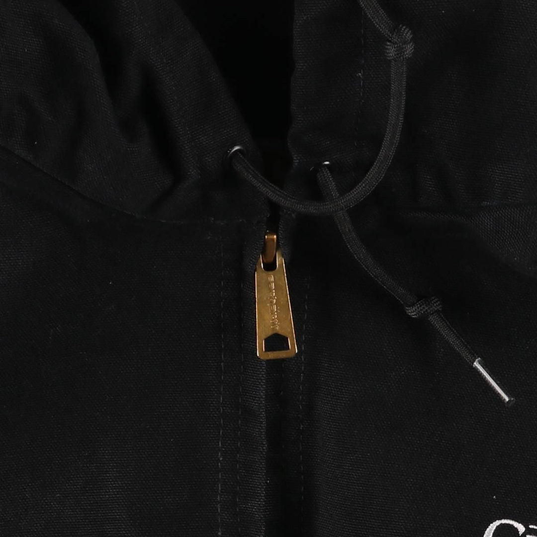 Carhartt Active Jacket Duck Full Zip Parka Made in USA Men's XL cotton black type Vintage Second Hand
