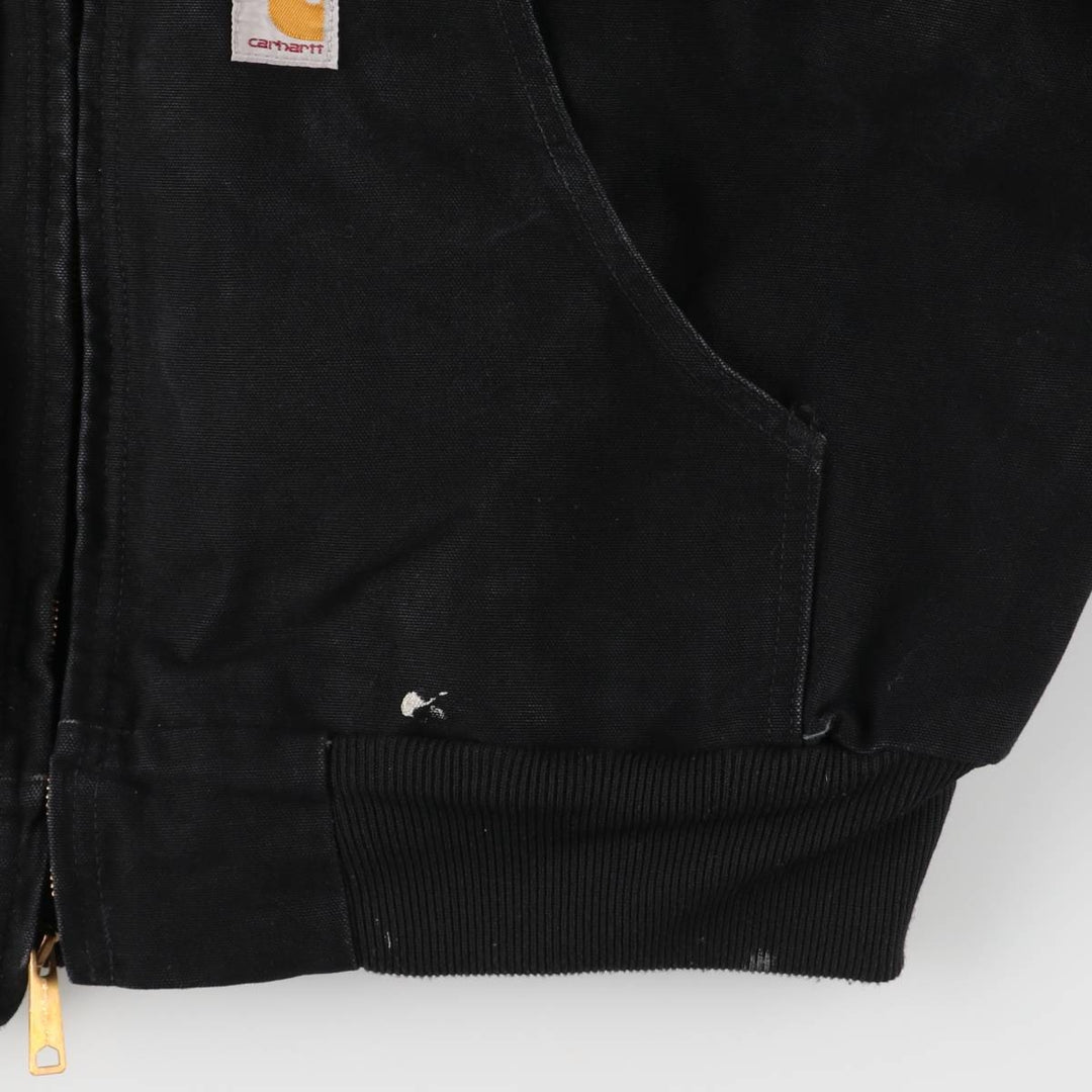 Carhartt Active Jacket Duck Full Zip Parka Made in USA Men's XL cotton black type Vintage Second Hand