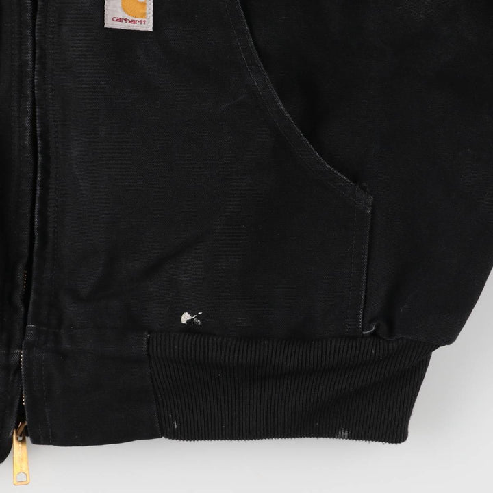 Carhartt Active Jacket Duck Full Zip Parka Made in USA Men's XL cotton black type Vintage Second Hand