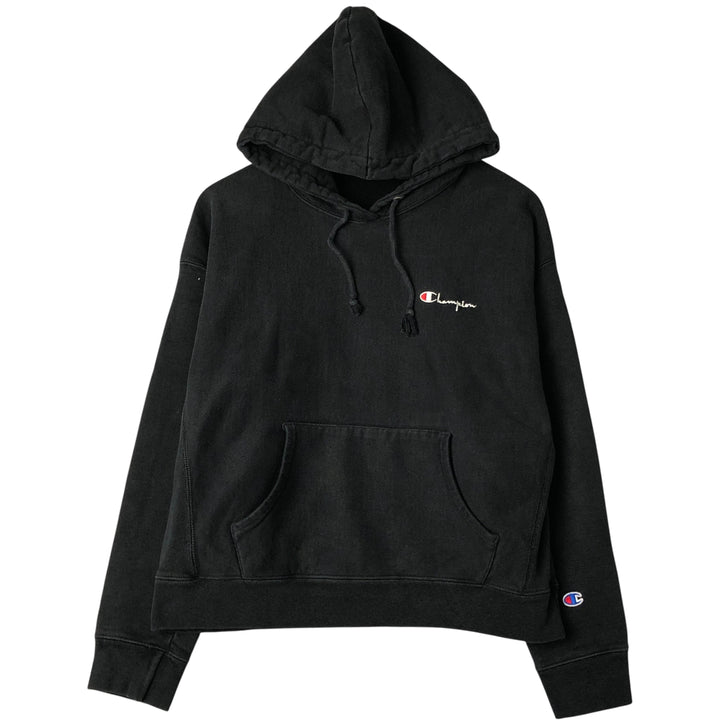 Champion REVERSE WEAVE Reverse Weave Sweat Pullover Hoodie, Women's, XL cotton black type Vintage Second Hand