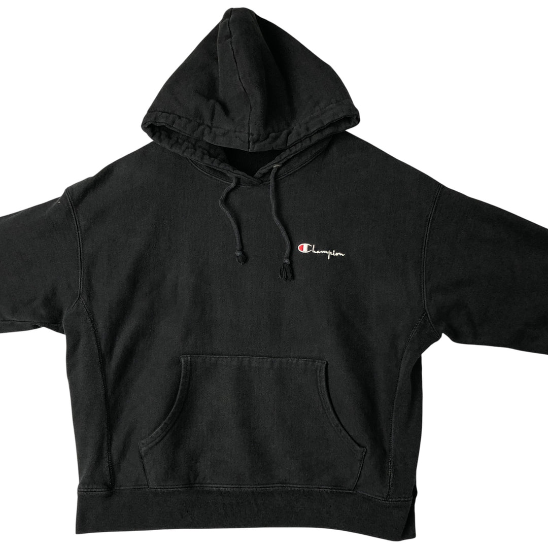 Champion REVERSE WEAVE Reverse Weave Sweat Pullover Hoodie, Women's, XL cotton black type Vintage Second Hand