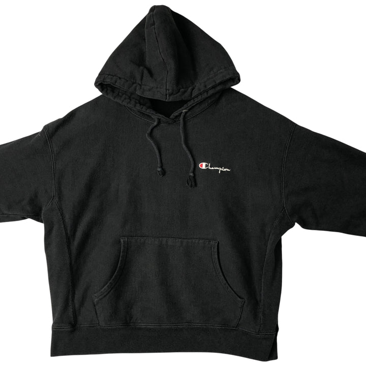 Champion REVERSE WEAVE Reverse Weave Sweat Pullover Hoodie, Women's, XL cotton black type Vintage Second Hand