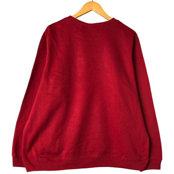 Vintage 90'S BLAIR Snowman Pattern Sweatshirt, Women's, Size XL cotton red type Vintage Second Hand