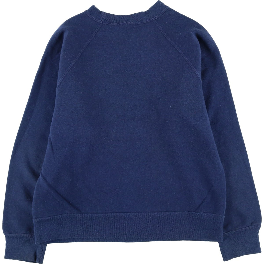 Vintage triple print college sweatshirt, size S, women's cotton navy blue type Vintage Second Hand
