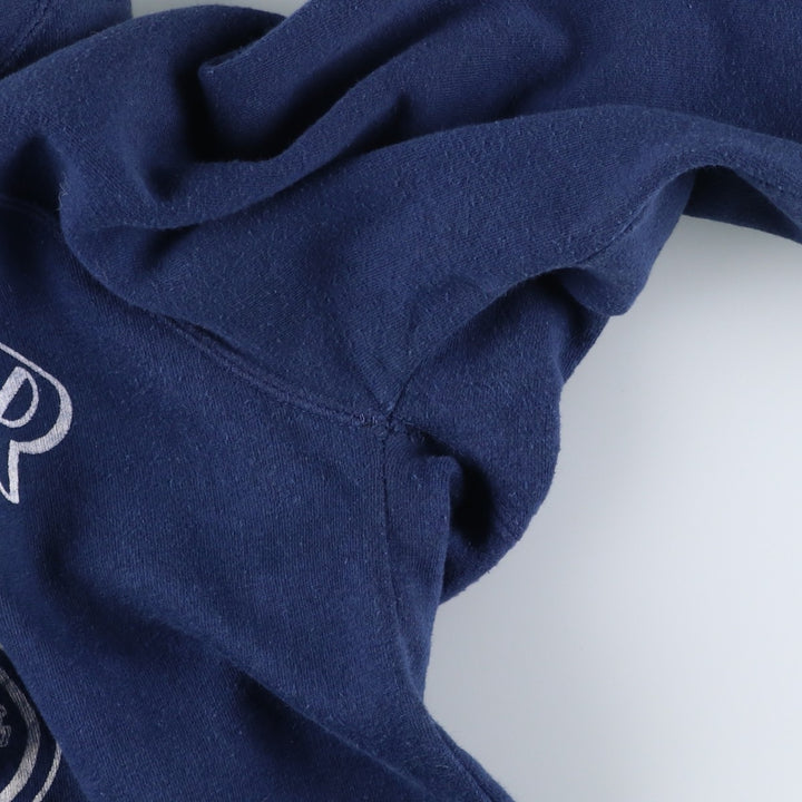 Vintage triple print college sweatshirt, size S, women's cotton navy blue type Vintage Second Hand