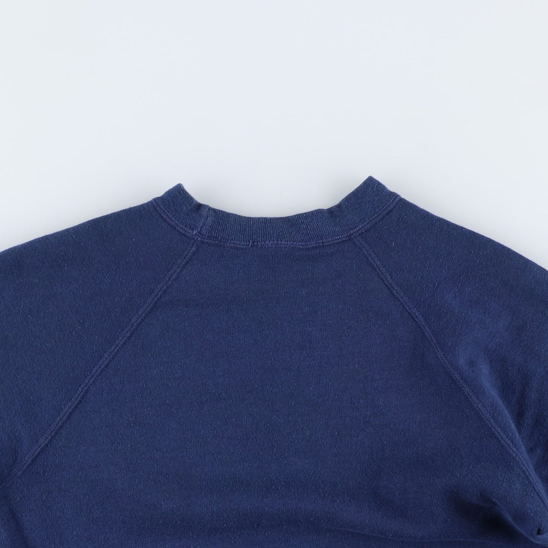 Vintage triple print college sweatshirt, size S, women's cotton navy blue type Vintage Second Hand