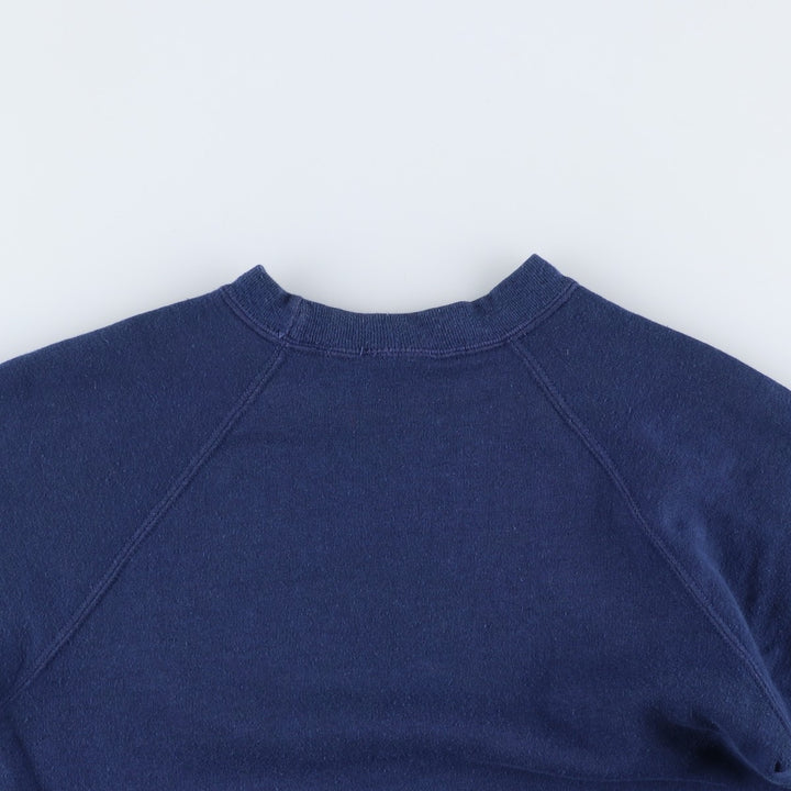 Vintage triple print college sweatshirt, size S, women's cotton navy blue type Vintage Second Hand