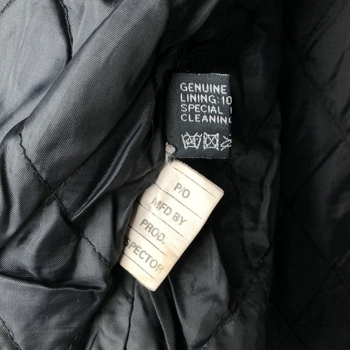 Harley-Davidson Padded Nylon Racing Jacket, Women's Size Medium genuine leather black type Vintage Second Hand